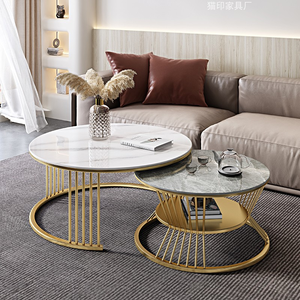 โต๊ะกาแฟโลหะที่ทันสมัยสำหรับห้องนั่งเล่น-เป็นมิตรกับสิ่งแวดล้อมดีไซน์ทำด้วยมือ - Product Image 3