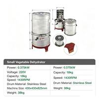 Déshydrateur centrifuge compact DTS-18 en acier inoxydable pour boues de riz et transformation alimentaire