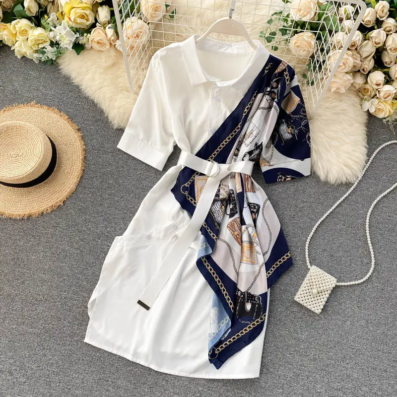 Korean style Elegant dress new summer casual dress for lady