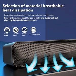 RGB Không Dây Soundbar USB Powered 3D Stereo Âm Nhạc Máy Nghe Nhạc Với Loa Siêu Trầm Âm Lượng Cao Cho PC Máy Tính Xách Tay - Product Image 4