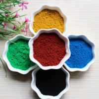Poudre de pigment rouge d'oxyde de fer de qualité industrielle 110 130 190 Pigments d'oxyde de fer pour la coloration des pigments Matériaux de construction