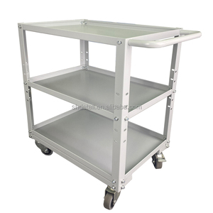 इलेक्ट्रिक मोटर लिफ्टिंग एस्ड लाइन और pcb हैंडलिंग के लिए एंटी-स्टैटिक ऊंचाई समायोज्य परिवहन ट्रॉली - Product Image 5