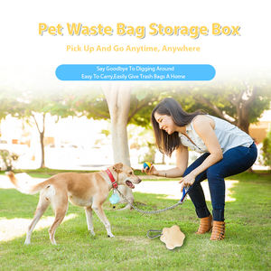 Es-pro çevre dostu silikon köpek ürünleri Poop çanta tutucu dağıtıcı Pet temizlik için Doggie atık torbaları 1 rulo içerir - Product Image 5