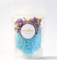 Garam Mandi Kristal Himalaya Vegetarian Brinelume Dream Private Label dengan Bunga Kering untuk Relaksasi Tubuh Alami