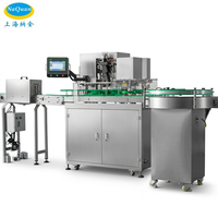 Machine de remplissage et de scellage automatique de bière mobile électrique à 4 têtes pour canettes en aluminium de 500 ml, 1200 CPH, changement en un clic pour les produits chimiques