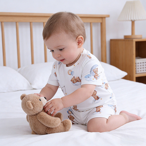 All'ingrosso pigiama <span class=keywords><strong>di</strong></span> bambù lavorato a maglia estiva per bambini - Product Image 3