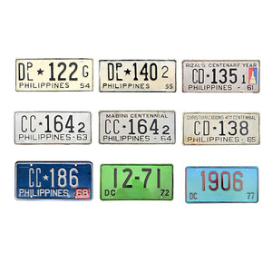 Placas de Matrícula de Filipinas Personalizadas en Relieve, Placas de Aluminio para Automóviles con Sublimación en Blanco - Product Image 4