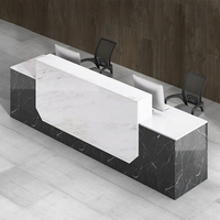 Mobilier de LR-RD-007 Mobilier de bureau Bureau Mobilier de réception Comptoir de réception Comptoir de réception Salon de beauté