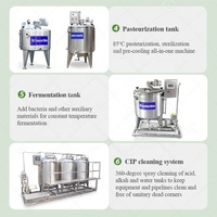 La chaîne de production de yaourt trayant l'équipement de processus complet de productivité élevée à petite échelle font la machine du lait