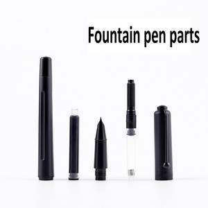<span class=keywords><strong>2022</strong></span>มาใหม่การประดิษฐ์ตัวอักษรปากกาหมึกซึมสีดำด้านพร้อมตลับหมึกและปลายปากกาโลหะเย็น - Product Image 3