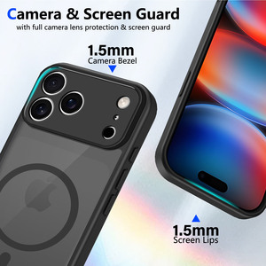 เคสแม่เหล็กสำหรับไอโฟน17 PRO MAX AIR 16 15 Pro 16E 14 PLUS 13 12 11 MIL เกรดป้องกันการตกฝาครอบโทรศัพท์แบบด้านกันกระแทก - Product Image 2