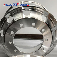 Jantes de camion 22.5*8.25/11.75/9j vente directe d'usine de haute qualité 6*170/6*222.5/10*285.75 roues en alliage d'aluminium 22.5