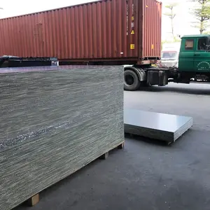Foshan acp panel alüminyum petek panel iç kapı için 45mm bambu kömür kompozit alüminyum petek çekirdek