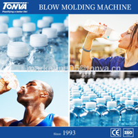 TONVA Machine automatique de fabrication, soufflage et moulage de bouteilles d'eau en plastique PET