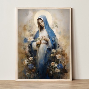 Lưỡi lửa: Cảnh Ngũ tuần với tinh thần thánh thiện, Tranh sơn dầu ấn tượng-sự tận tâm năng động cho không gian nhà thờ - Product Image 4