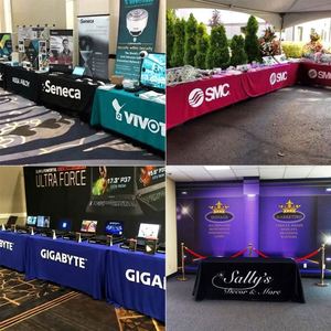 Customize Different Logo Advertisements Exhibition Tablecloths-High Quality Fast Delivery <b>Creative</b> Design Promotional <b>Gifts</b> - Product Image 6