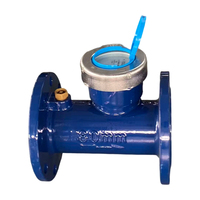 Woltmann Water Meter DN125 125mm Cast Iron Flange Industrial Water Flow Meter for Commercial Use