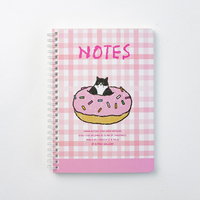 Carnet à spirales A5 à couverture souple, motif d'animaux mignons, carnet de notes, journal, fabrication de carnets personnalisés