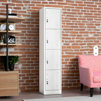 Casier de rangement scolaire durable personnalisé à 12 portes, armoire métallique pour vêtements, placard en acier