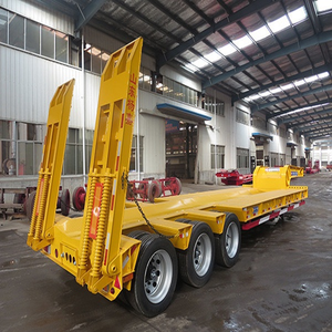 Semi-remorque surbaissée à col de cygne, 3, 4 ou 5 essieux, robuste, 1-2 tonnes, hydraulique, 12,5x2,5x1,5m, Shandong Fengniao - Product Image 2