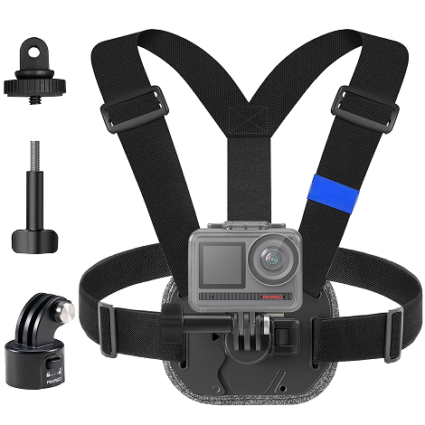 Chest Mount Harness Strap Body Mount Chesty Compatible with GoPro Hero 13 12 11 10 9 8 7 6 5 Session Osmo Action