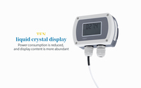 CWDZ22 Star Meter Digital Display ABS Temperature Sensor Wall-Mounted RS485 Modbus-RTU Transmitter PT100 Split Interface IP68