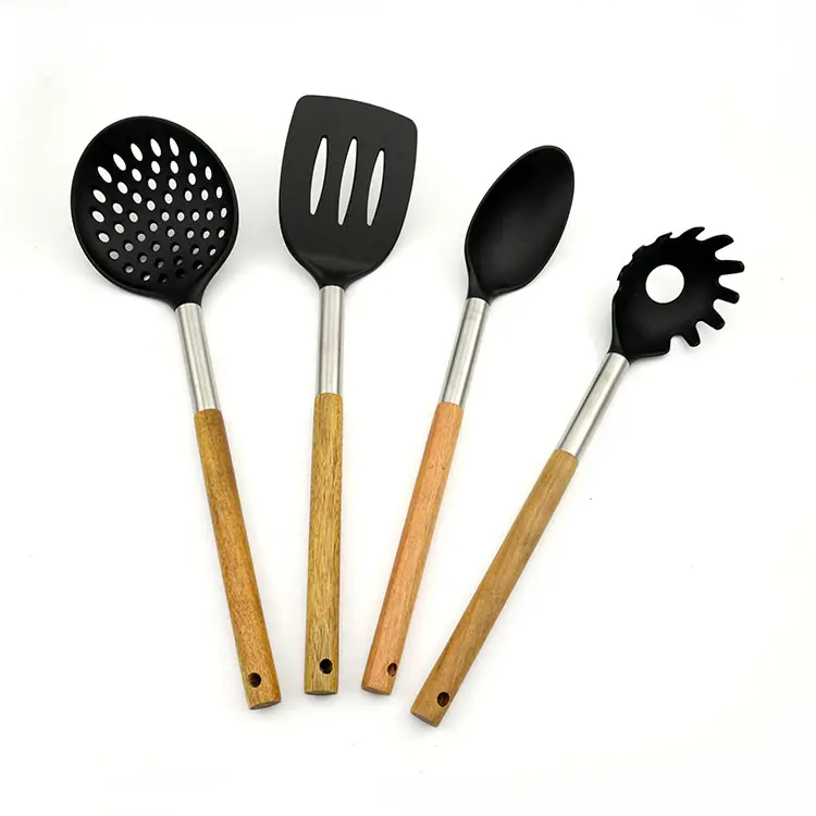 Ustensiles de cuisine à utilisation durable 4 pièces ensemble d'outils de cuisine en Nylon outil de cuisine