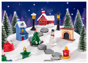 ตุ๊กตาของเล่<span class=keywords><strong>น</strong></span>ขนาดเล็กรูปการ์ตูนบ้านวิลล่ารูปการ์ตูนตุ๊กตาหิมะของตกแต่งใ<span class=keywords><strong>น</strong></span>เทศกาลคริสต์มาสสำหรับเด็ก - Product Image 3