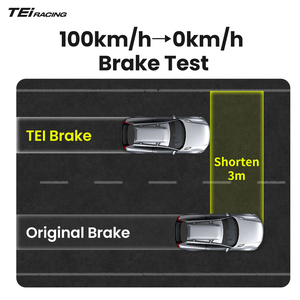 Sistema de Frenos TEI S-X, Conjunto de Caliper de 10 Pistones, Disco de Cerámica de Carbono de 440x40mm, Kit de Frenos Delanteros BBK para AMG W464 W463 G500 G63 Clase <span class=keywords><strong>G</strong></span> - Product Image 6