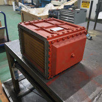 Intercooler à tube en cupronickel pour moteur marin et industriel, haute sécurité, faible coût d'entretien