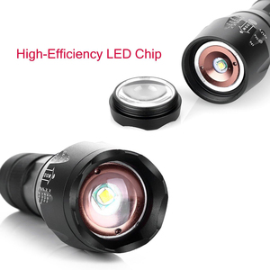Lampe torche tactique réglable, rechargeable par USB, 2000 lumens, étanche, haute puissance, pour camping, 8 heures d'autonomie, vente en gros. - Product Image 6