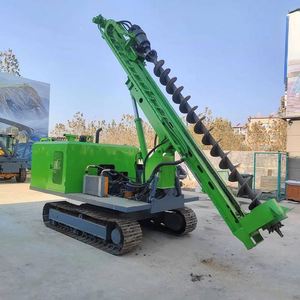 360 Degree High Efficiency <b>Rotary</b> Ground Helical Solar Photovoltaic Piling <b>Machine</b> - Product Image 4