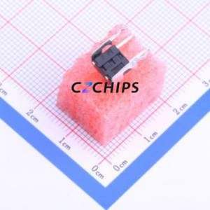 SKHHNKA010 Tactile Switch Through hole Component (THT) Switch Single Pole Single Throw Round Button Right Angle Insert 6.2mm - Product Image 2