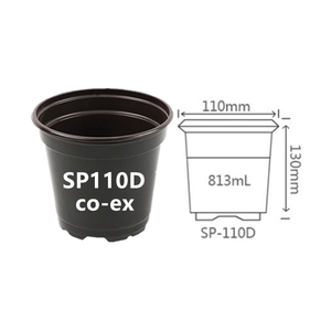 Vasi a crescita bassa-10x12 Macetas Para Jardines 4 pollici vaso rotondo da 30 galloni vaso di fiori - Product Image 2