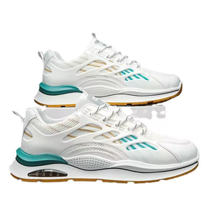 Zapatos de skate transpirables de malla para hombre al por mayor, zapatillas deportivas planas juveniles, zapatos de plataforma modernos, cómodos y casuales para caminar. - Product Image 5