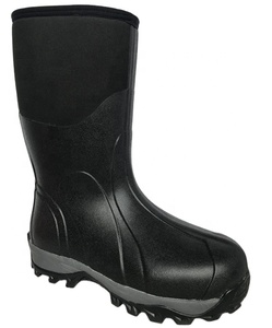 Hiver de Résistance À La Flexion Imperméable Bottes et Bottes En Caoutchouc Demi Femmes Personnalisé Welling Bottes En Néoprène - Product Image 2