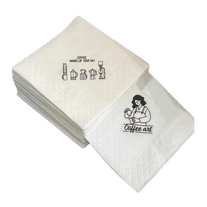 Tùy Chỉnh Dùng Một Lần 2-Ply Vàng Giấy Khăn Ăn Gấp Phong Cách Với Logo In Cho Đám Cưới Và Những Dịp Đặc Biệt Cocktail Đảng Túi - Product Image 2