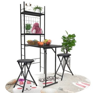 Foldable wall-mounted <b>bar</b> <b>table</b>, suitable for home use, kitchen, living room, or as a partition; also suitable for small - Product Image 1
