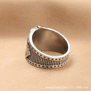 <b>Playing</b> <b>Card</b> Ring Stainless Steel Retro Punk Style Unisex Fashion Jewelry Gift - Product Image 5