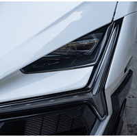 Couverture de protection des phares avant en carbone sec, style MSY, pièces de rechange Aerokit pour Lamborghini Revuelto LB744 Coupé