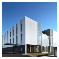 Maison préfabriquée en acier pour bâtiments industriels, centres commerciaux, écoles, hôpitaux, parcs, alimentée à l'énergie solaire, écologique