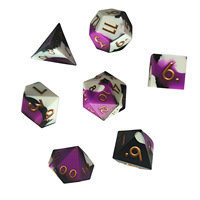 Vente flash - Dés polyédriques en silicone personnalisés D20, couleurs mélangées, dés géants pour jeux de société et de cartes