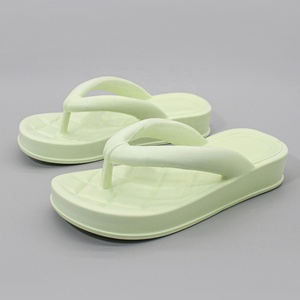 <span class=keywords><strong>Chanclas</strong></span> verde claro para baño, zapatillas antideslizantes <span class=keywords><strong>de</strong></span> EVA para exteriores, plantilla <span class=keywords><strong>de</strong></span> corcho suave, forro <span class=keywords><strong>de</strong></span> malla estampado <span class=keywords><strong>de</strong></span> invierno superior <span class=keywords><strong>de</strong></span> lona <span class=keywords><strong>de</strong></span> piel - Product Image 4