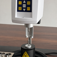 Viscosímetro Rotatorio Brookfield Portátil de Alta Precisión, Máquina Digital para Pruebas de Viscosidad de Pintura, Asfalto y Otros Materiales
