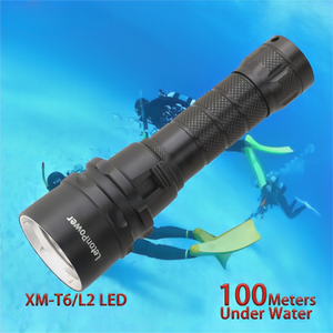 Linterna LED Recargable L18 IP68 a Prueba de Agua de 10W, 2000 Lúmenes, Largo Alcance, <span class=keywords><strong>Foco</strong></span> Subacuático para Buceo, Aeroespacial e Industrial - Product Image 6