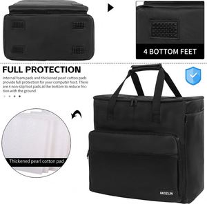 Sac de transport pour ordinateur de bureau, PC de jeu, étui de rangement pour tour d'ordinateur, moniteur, clavier et souris - Product Image 1
