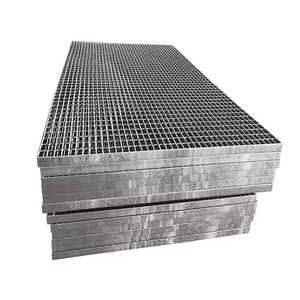 Grille <span class=keywords><strong>en</strong></span> acier galvanisé à chaud OEM ODM, grille à barres soudées pour passerelles industrielles et couvercles de caniveaux - Product Image 4
