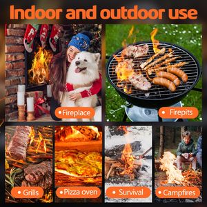 [Prêt à expédier] Allume-feu en laine de bois sans produits chimiques <span class=keywords><strong>pour</strong></span> cheminée de salon moderne, idéal <span class=keywords><strong>pour</strong></span> un stockage sûr en intérieur - Product Image 6