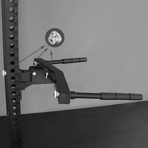 Barra per Dip a Y Resistente con Impugnatura Regolabile Monopezzo, Pieghevole a 180 Gradi, per Attacchi Fitness Power Rack - Product Image 2
