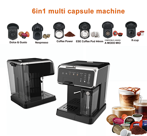 Machine à café multi-capsules avec mousseur à lait automatique à une touche pour Espresso / Latte / Cappuccino / Americano / Mousseur - Product Image 3